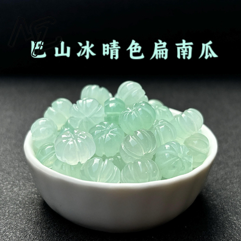 Earrings - 10 stks Een Groene Jade Pompoen