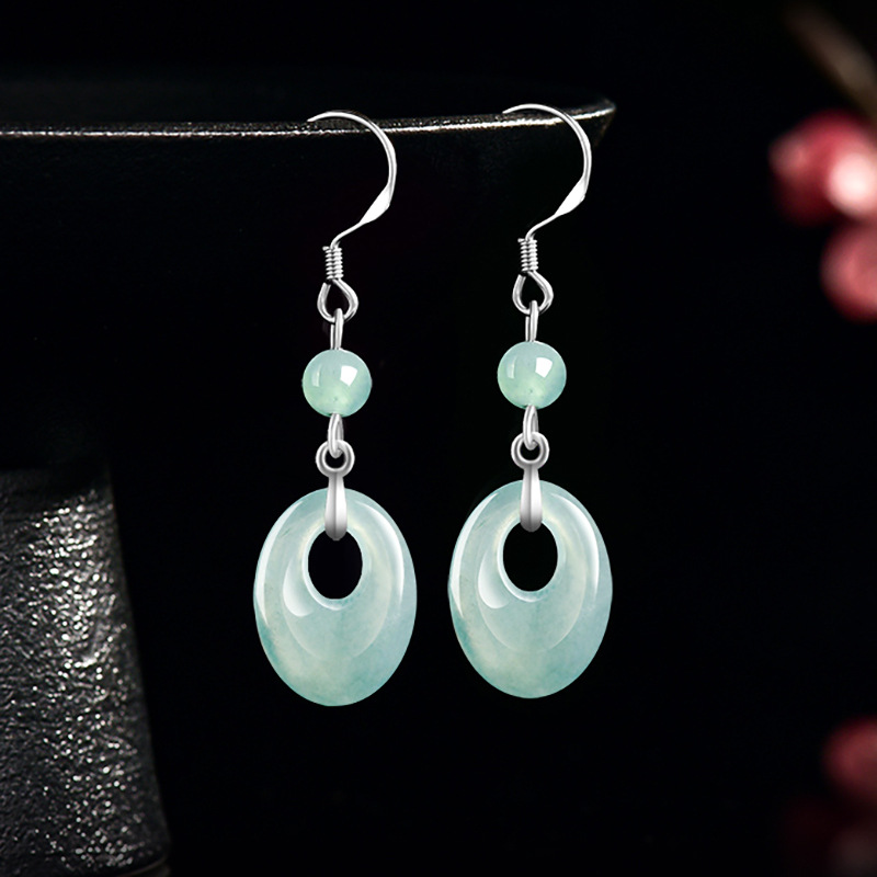 Myanmar Jadeïet Ring Oorbellen - Earrings recensie en prijs