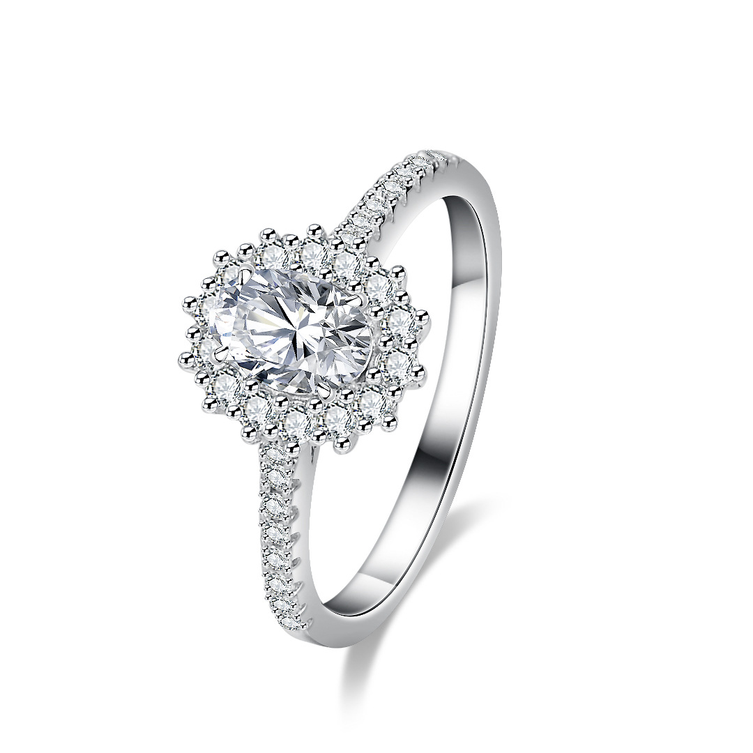 Alien Moissanite ring voor dam - Moissanite Engagement Ring 1 Carat recensie en prijs