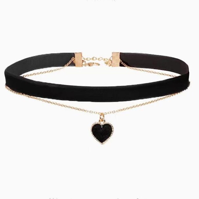 Romantische dubbellaagse choke - Layered Pendant Necklace Aesthetic recensie en prijs