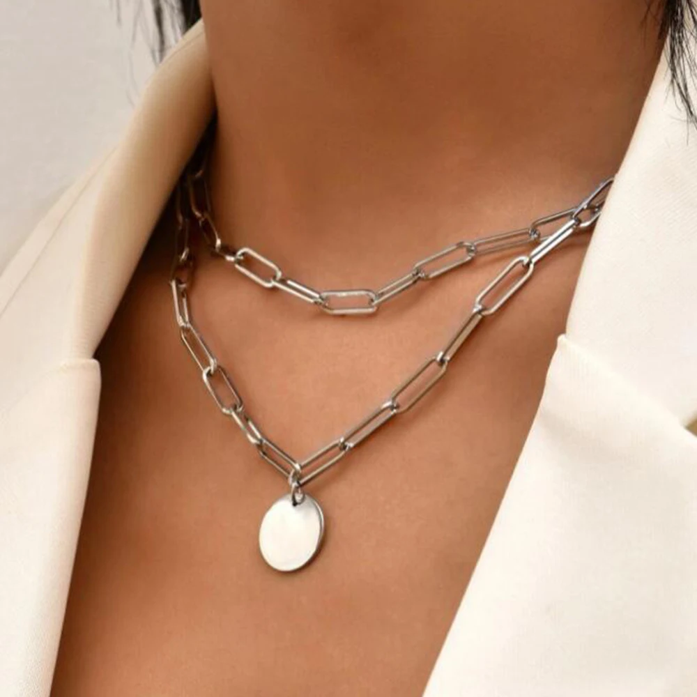 SUMENG 2024 Nieuwe Mode Vintag - Layered Pendant Necklace Aesthetic recensie en prijs