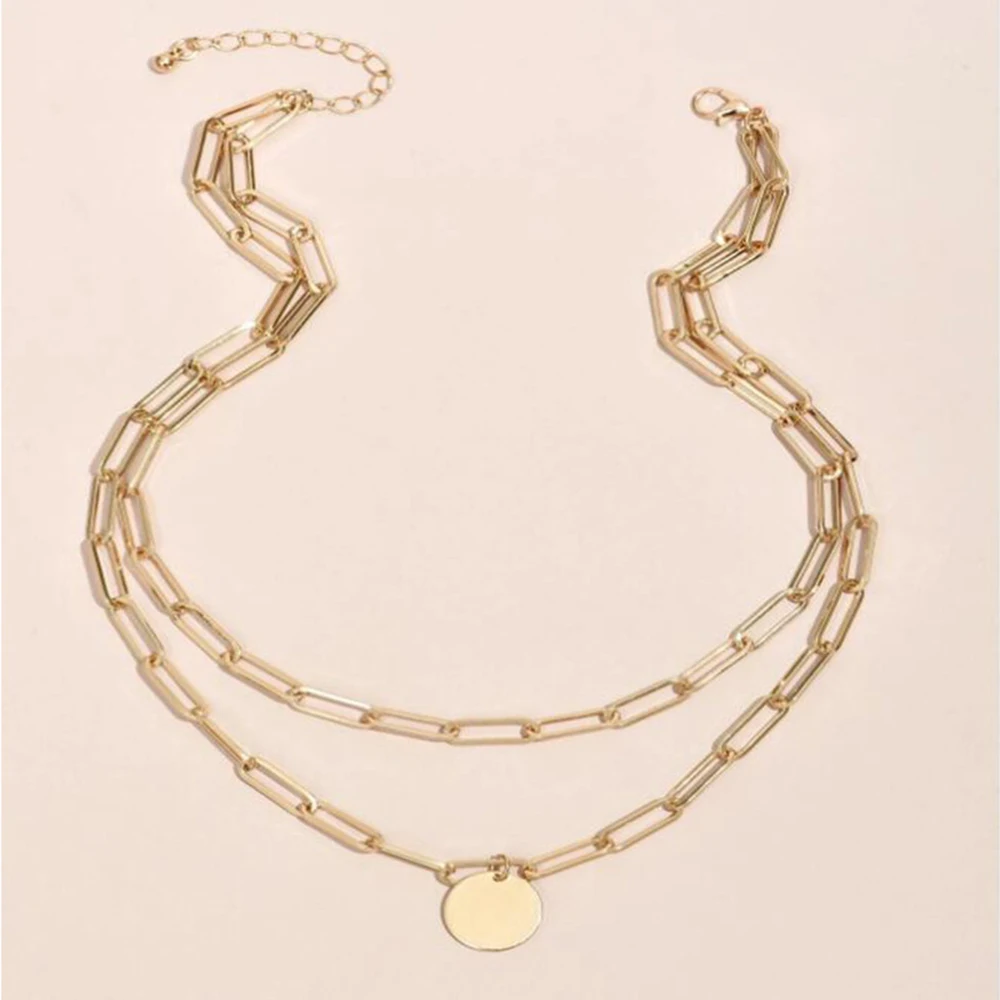 SUMENG 2024 Nieuwe Mode Vintag - Layered Pendant Necklace Aesthetic recensie en prijs