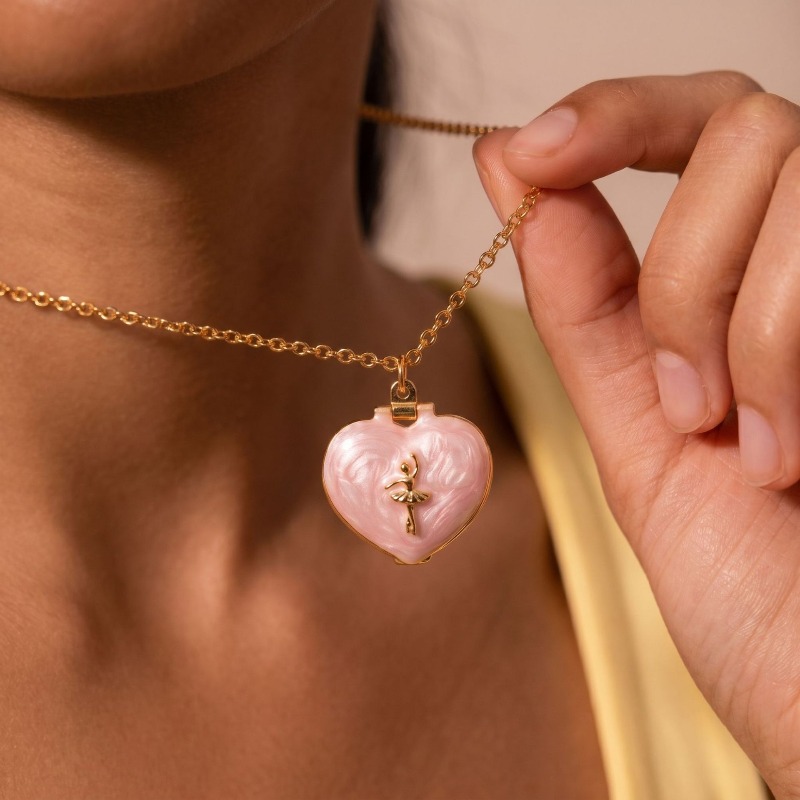 Vintage Hartvormige Fotomedail - Heart Locket Necklace Photo recensie en prijs